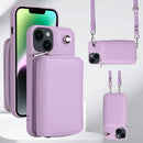 Crossbody Zip Wallet - Purple