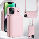 Crossbody Zip Wallet - Pink