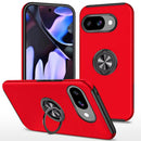 Google Pixel 9A CHIEF Oil Painted Magnetic Ring Stand Hybrid Case Cover - Red