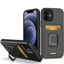 iPhone 14 Pro Max 6.1 Card Holder Magnetic Ring Stand Case