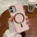 Leather Case with MagSafe® Pink