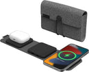 mophie - snap+ 15W multi-device travel charger with MagSafe Compatibility - Black
