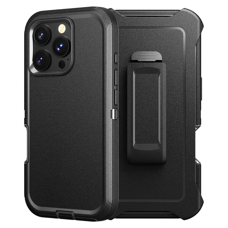 Heavy Duty Case with Clip - Black