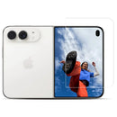 For Apple iPhone Duo Bulk White Paper Card Package Black edged Tempered Glass (Black)