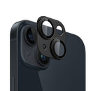 For iPhone 14 Camera Metal Tempered Glass - Black