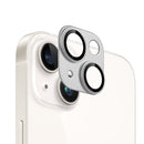 For iPhone 14 Camera Metal Tempered Glass - Silver