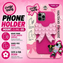 MAGNETIC SUCTION PHONE MOUNT - GG-OCTW-PNK BOW PINK (E13 SUCTION 7)