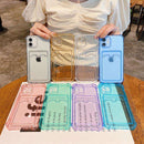 iPhone 14 Plus Transparent Card Holder Case
