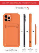 iPhone 14 Plus Silicone Card Holder Case