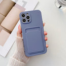 iPhone 14 Pro Max Silicone Card Holder Case