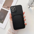 iPhone 14 Plus Silicone Card Holder Case