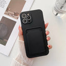 iPhone 14 Pro Max Silicone Card Holder Case