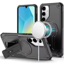 For Samsung A16 5G Sturdy Bracket Kickstand Magnetic Hybrid - Black