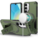 For Samsung A16 5G Sturdy Bracket Kickstand Magnetic Hybrid - Midnight Green