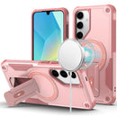 For Samsung A16 5G Sturdy Bracket Kickstand Magnetic Hybrid - Pink