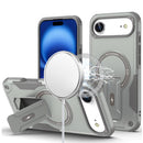 iPhone 17 Air Sturdy Bracket Kickstand Magnetic Hybrid - Grey