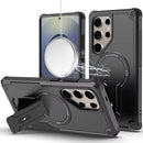 Samsung s26 Ultra Sturdy Bracket Kickstand Magnetic Hybrid - Black