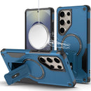 Samsung s26 Ultra Sturdy Bracket Kickstand Magnetic Hybrid - Blue