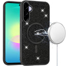 For Samsung Galaxy A27 Diamond [Magnetic Circle] with CD Pattern Hybrid - Black