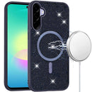 For Samsung Galaxy A27 Diamond [Magnetic Circle] with CD Pattern Hybrid - Blue