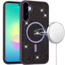 For Samsung Galaxy A27 Diamond [Magnetic Circle] with CD Pattern Hybrid - Purple