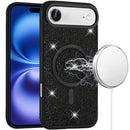 iPhone 17 Air Diamond [Magnetic Circle] with CD Pattern Hybrid - Black