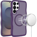 Samsung s26 Ultra Grip Hand Magnetic Ring HQ Hybrid - Dark Purple
