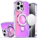 For iP15 Pro Max CHROME HQ Rotational Magnetic Ring Hybrid - Light Purple