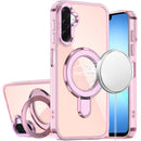 Samsung A17 5G CHROME HQ Rotational Magnetic Ring Hybrid - Light Pink