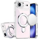 iPhone 17 Air CHROME HQ Rotational Magnetic Ring Hybrid - Clear