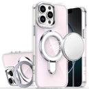 For iPhone 16 Pro Max 6.9 CHROME HQ Rotational Magnetic Ring Hybrid - Clear