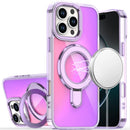 For iPhone 16 Pro Max 6.9 CHROME HQ Rotational Magnetic Ring Hybrid - Light Purple