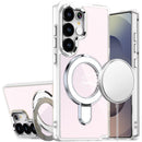 Samsung s25 Ultra CHROME HQ Rotational Magnetic Ring Hybrid - Clear