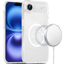 iPhone 17 Air [Magnetic Circle] Smooth Safe Matte Feel Hybrid Case - Clear
