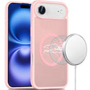 iPhone 17 Air [Magnetic Circle] Smooth Safe Matte Feel Hybrid Case - Light Pink
