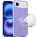 iPhone 17 Air [Magnetic Circle] Smooth Safe Matte Feel Hybrid Case - Light Purple