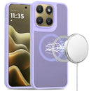 For Motorola Moto Edge 2026 [Magnetic Circle] Smooth Safe Matte Feel Hybrid Case - Light Purple