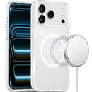 For Apple iPhone 18 Pro Max [Magnetic Circle] Smooth Safe Matte Feel Hybrid Case - Clear