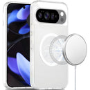 For Google Pixel 10/10 Pro [Magnetic Circle] Smooth Safe Matte Feel Hybrid Case - Clear