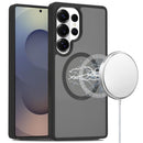 Samsung s26 Ultra [Magnetic Circle] Smooth Safe Matte Feel Hybrid Case - Black