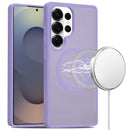 Samsung s26 Ultra [Magnetic Circle] Smooth Safe Matte Feel Hybrid Case - Light Purple