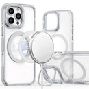 iPhone 16 Pro Max 6.9 inch MagSonic Camera Bracket Stand Magnetic Ring Circle Hybrid - White