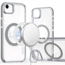 iPhone 16e MagSonic Camera Bracket Stand Magnetic Ring Circle Hybrid - Grey