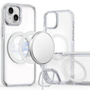 iPhone 15 6.1 MagSonic Camera Bracket Stand Magnetic Ring Circle Hybrid - White