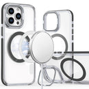 For iPhone 13 Pro Max MagSonic Camera Bracket Stand Magnetic Ring Circle Hybrid - Black
