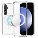 Samsung s23 FE 5G Sturdy Ultra [Magnetic Circle] Thick 3mm Transparent Hybrid - Clear