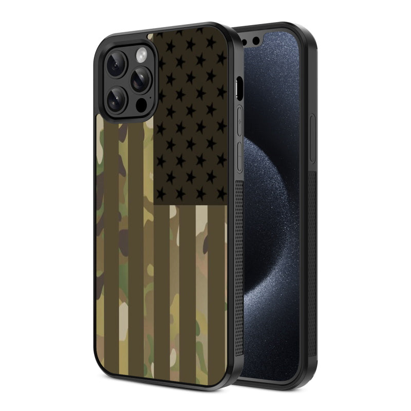 Design Lab Series Case - Military Camo American Flag