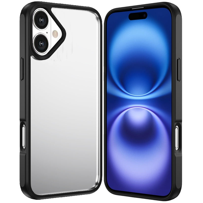 iPhone 17 HQ Transparent Thick 2.0mm Hybrid Case - Black