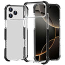 iPhone 17 Pro Max Acrylic Tough 2.5mm Transparent ShockProof Hybrid Case Cover - Black