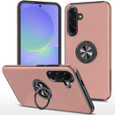 For Samsung Galaxy A37 CHIEF Oil Painted Magnetic Ring Stand Hybrid Case Cover - Rose Gold